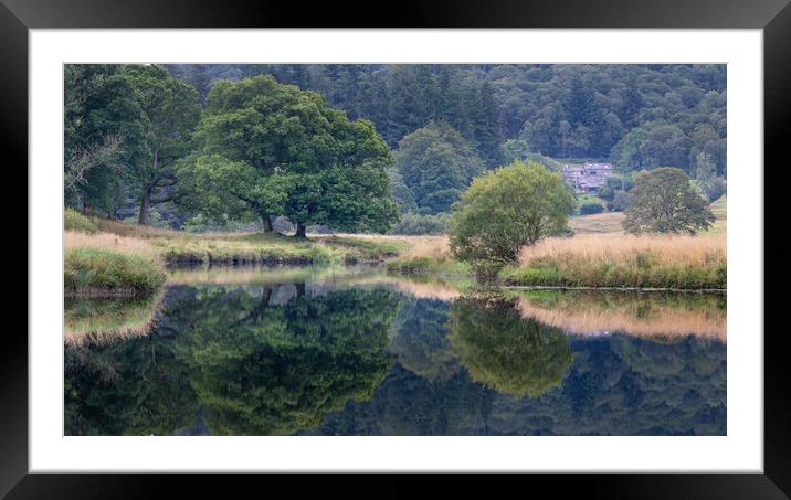 River Brathay Skelwith Bridge Framed Mounted Print by Phil Durkin DPAGB BPE4
