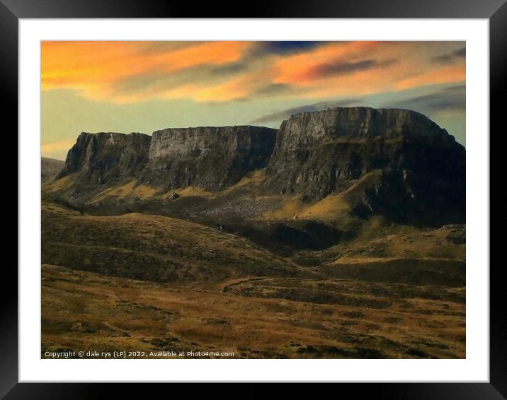 THE ART OF SKYE Framed Mounted Print by dale rys (LP)