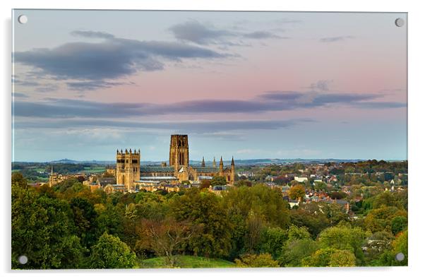 Durham Cathedral Before Sunset Acrylic by Kevin Tate