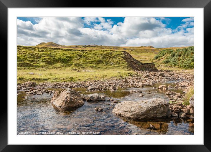 Hudeshope Beck at Coldberry Framed Mounted Print by Richard Laidler