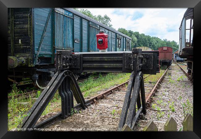 End of the Line Framed Print by GJS Photography Artist