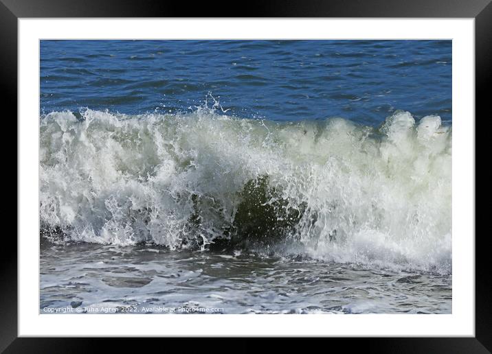 Crest of the Wave Framed Mounted Print by Juha Agren