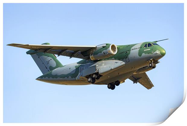 Embraer KC-390 Millennium Print by J Biggadike
