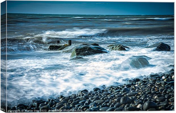Captivating Motion of the Sea Canvas Print by Martin Day