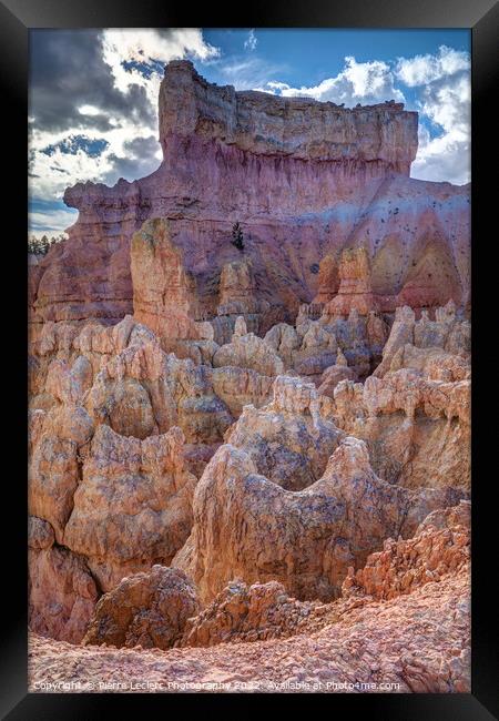 Bryce Canyon Rainbow Hoodoos Framed Print by Pierre Leclerc Photography