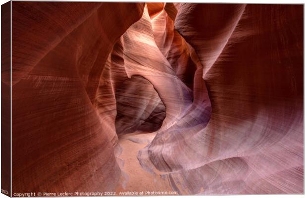 Peaceful Antelope Canyon Arch Canvas Print by Pierre Leclerc Photography