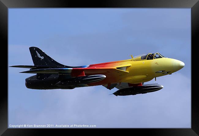 Hawker Hunter Miss Demeanour 2 Framed Print by Oxon Images
