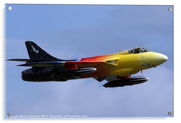 Hawker Hunter Miss Demeanour 2 Acrylic by Oxon Images