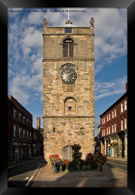 The Clock Tower at Morpeth in Northumberland Framed Print by Jim Jones