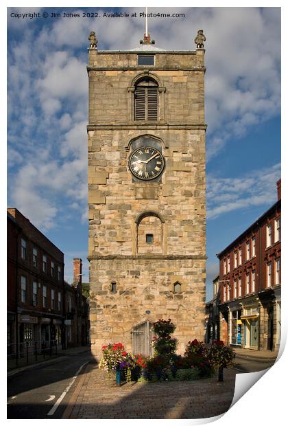 The Clock Tower at Morpeth in Northumberland Print by Jim Jones