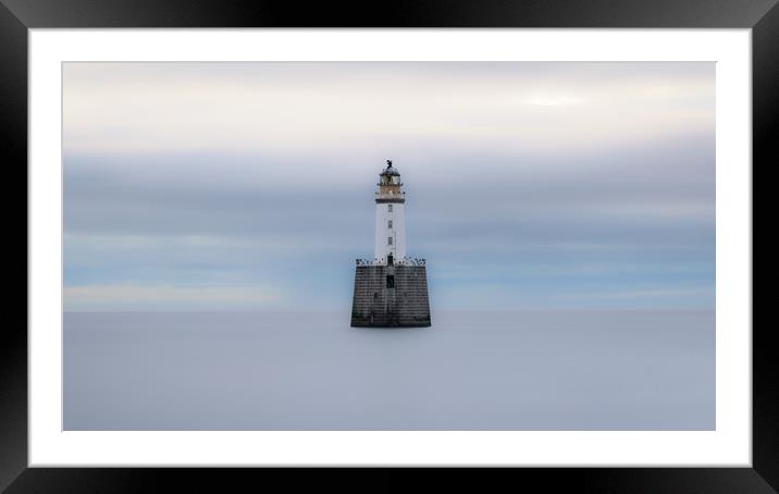 The Secluded Beauty of Rattray Head Lighthouse Framed Mounted Print by DAVID FRANCIS