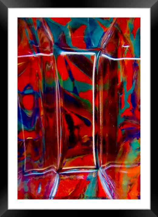 Abstract 362 Framed Mounted Print by Stephanie Moore