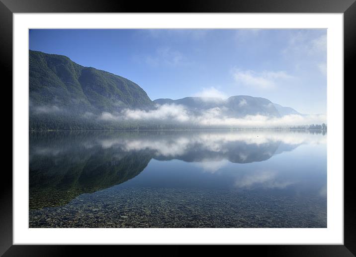 Morning reflections Framed Mounted Print by Ian Middleton