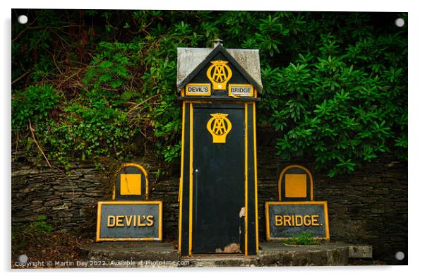 The Timeless AA Box at Devils Bridge Acrylic by Martin Day