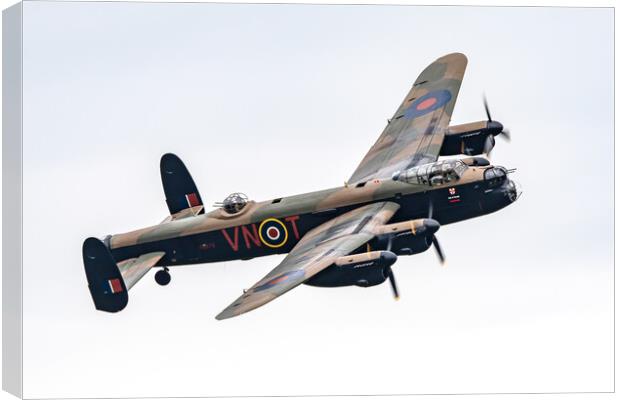 Avro Lancaster Bomber PA474 Canvas Print by J Biggadike