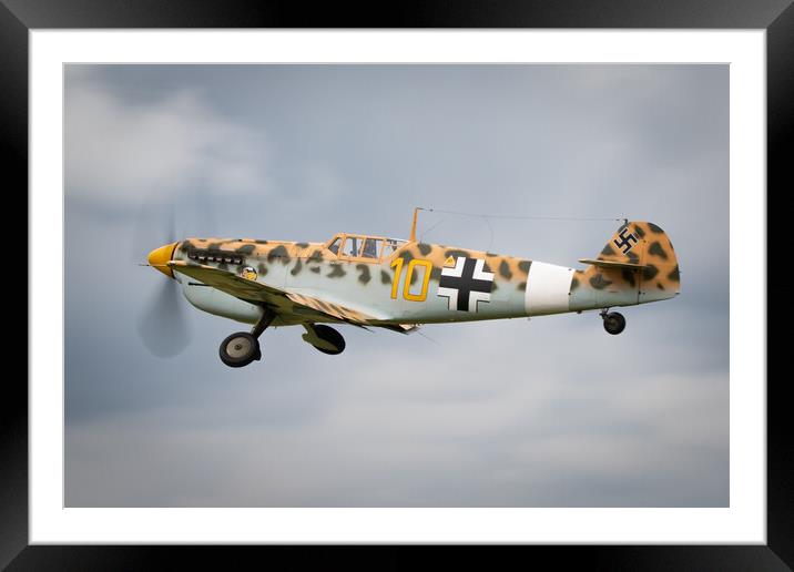 Buchon Bf 109 Framed Mounted Print by J Biggadike