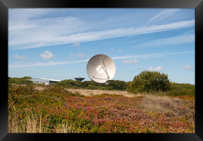 Goonhilly Earth Station, Cornwall Framed Print by kathy white