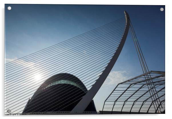 City of Arts and Sciences Valencia Acrylic by Phil Crean