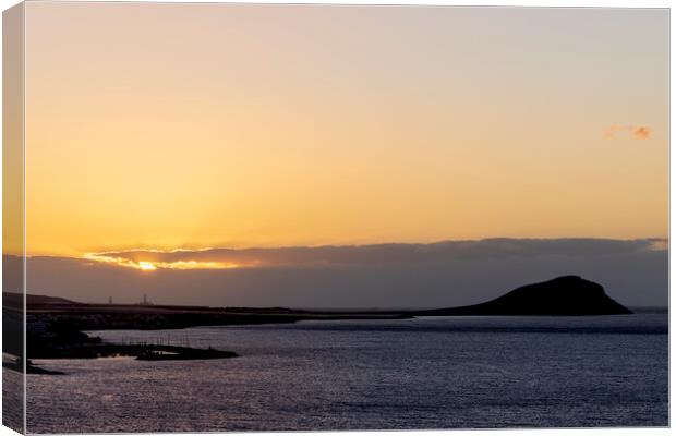 Dawn at Montaña Roja Tenerife Canvas Print by Phil Crean