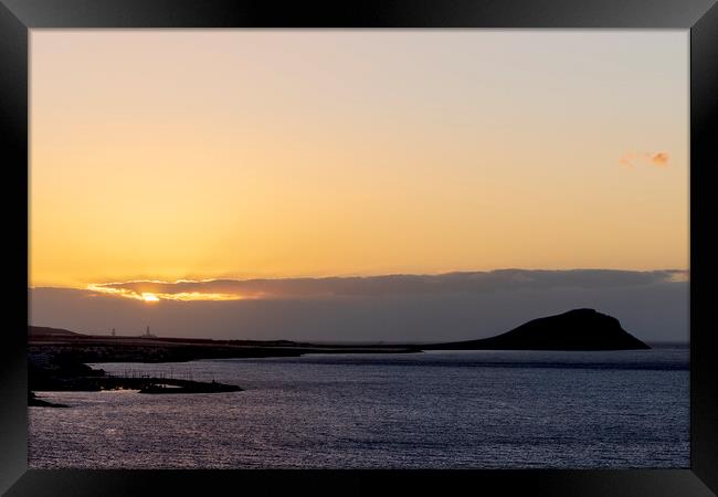 Dawn at Montaña Roja Tenerife Framed Print by Phil Crean