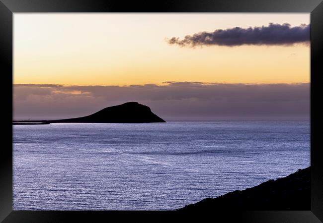 Dawn at Montaña Roja Tenerife Framed Print by Phil Crean