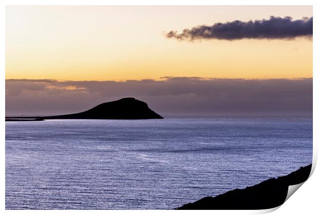 Dawn at Montaña Roja Tenerife Print by Phil Crean