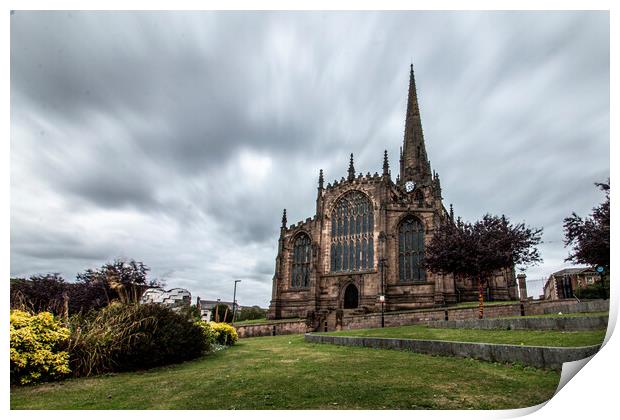 The Timeless Beauty of Rotherham Minster Print by J Biggadike