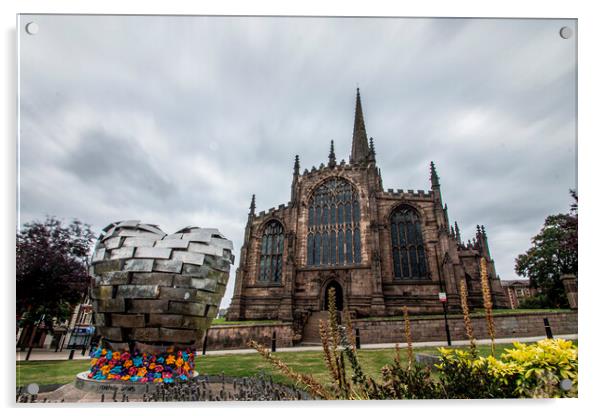 Rotherham Minster Acrylic by J Biggadike