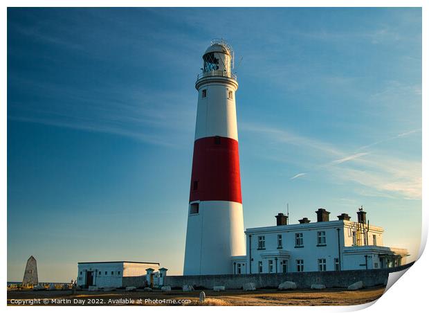 Guiding Lights of Portland Bill Print by Martin Day