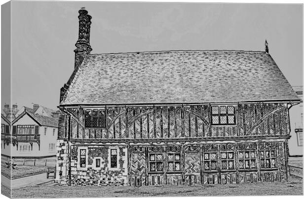 Moot Hall, Aldeburgh Canvas Print by Joyce Storey