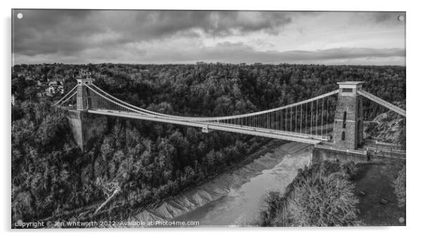 Clifton Suspension Bridge Acrylic by Jon Whitworth