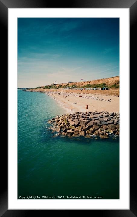 Sun, sea and surfing the clouds Framed Mounted Print by Jon Whitworth