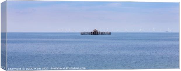 Herne Bay Pier Canvas Print by David Hare