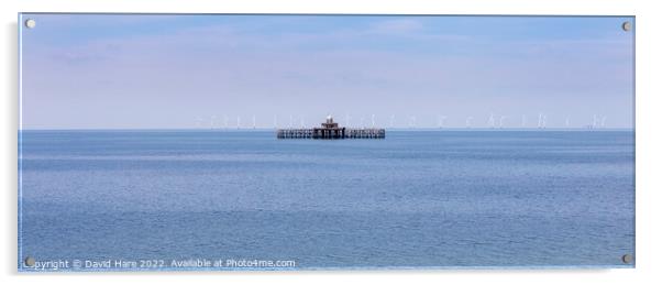 Herne Bay Pier Acrylic by David Hare