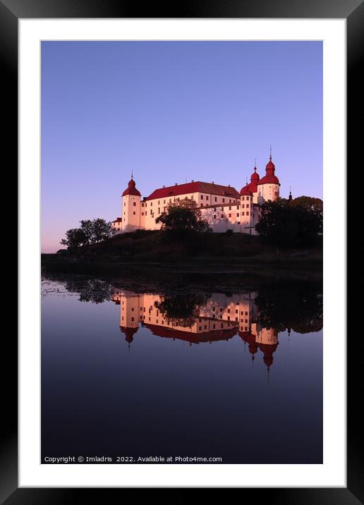 Läckö Slott, Lake Vänern, Sweden Framed Mounted Print by Imladris 