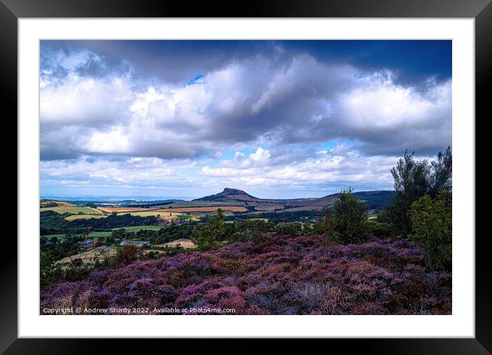 Sky cloud Framed Mounted Print by Andrew  Sturdy