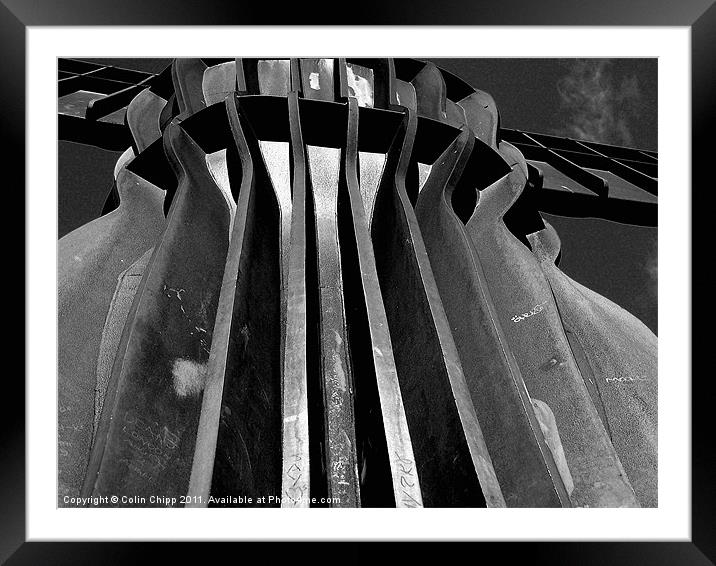 Angels ribs Framed Mounted Print by Colin Chipp
