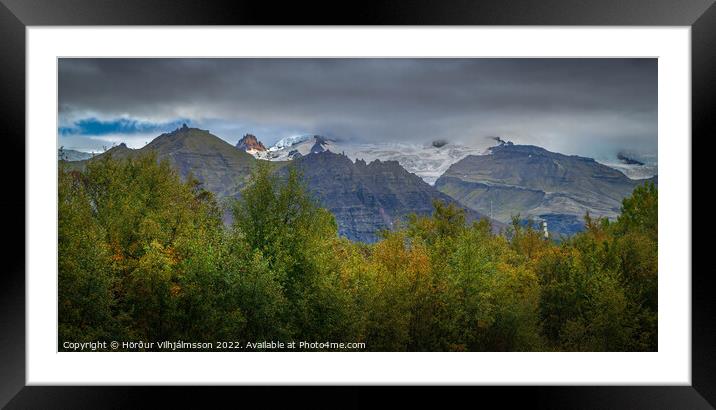 Autumn Color. Framed Mounted Print by Hörður Vilhjálmsson