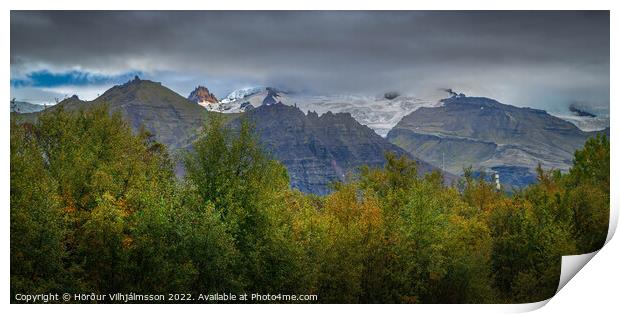 Autumn Color. Print by Hörður Vilhjálmsson