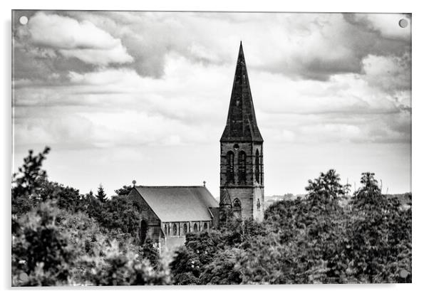 St James' Church Thornton West Yorkshire Acrylic by Glen Allen