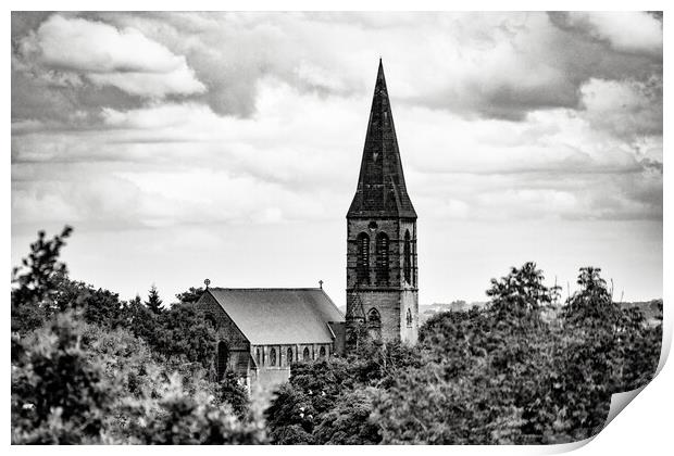 St James' Church Thornton West Yorkshire Print by Glen Allen