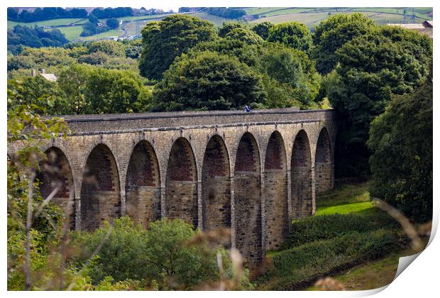 Thornton Viaduct West Yorkshire Print by Glen Allen