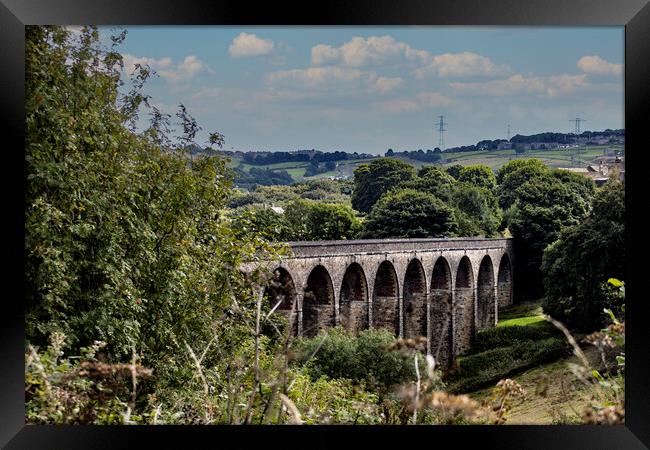 Thornton Viaduct West Yorkshire 02 Framed Print by Glen Allen