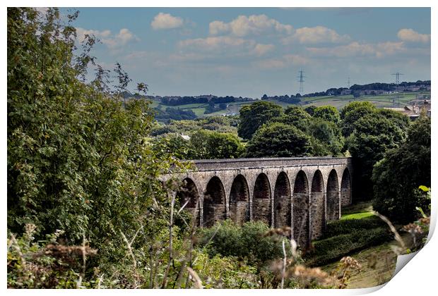 Thornton Viaduct West Yorkshire 02 Print by Glen Allen
