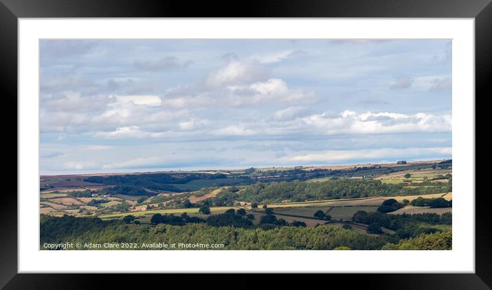 Majestic Moorlands Framed Mounted Print by Adam Clare