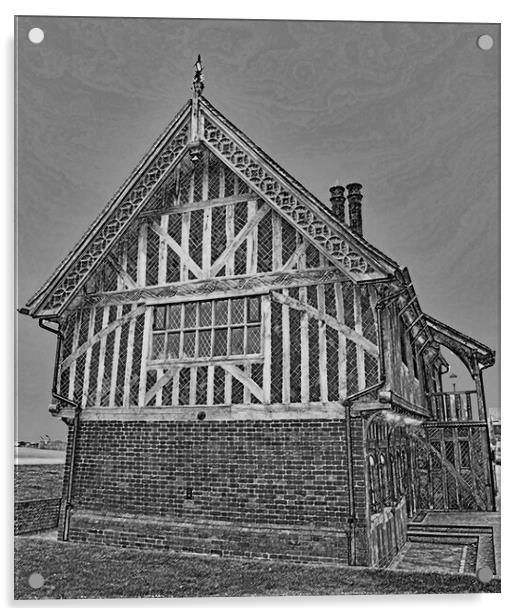 Moot Hall, Aldeburgh Acrylic by Joyce Storey