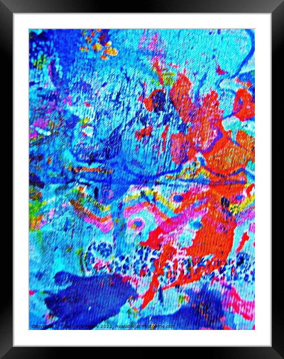 Abstract 364 Framed Mounted Print by Stephanie Moore
