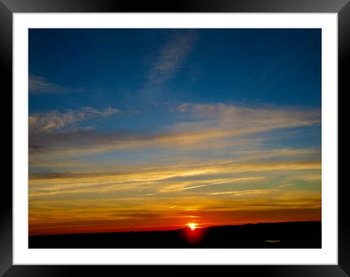 Beautiful Ottawa Sunset Framed Mounted Print by Stephanie Moore