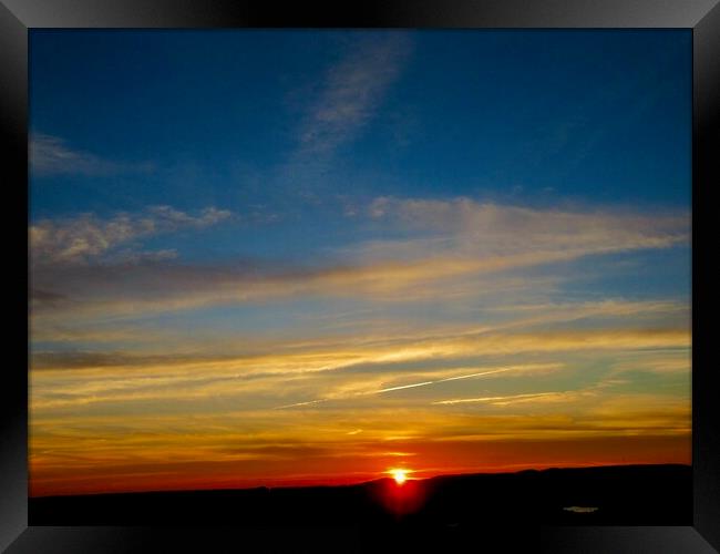 Beautiful Ottawa Sunset Framed Print by Stephanie Moore