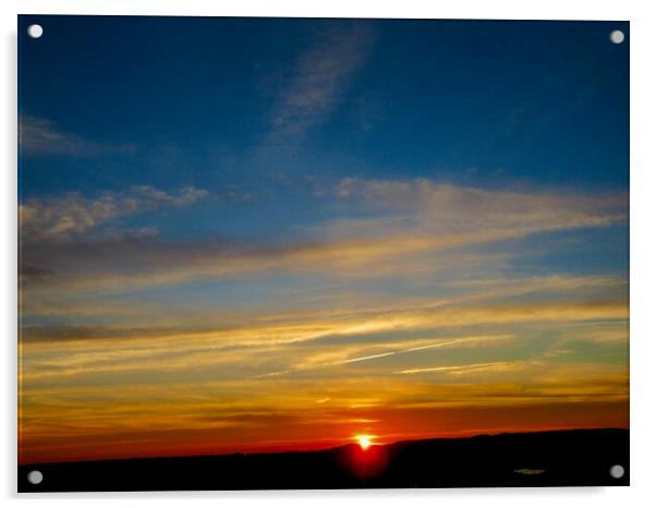 Beautiful Ottawa Sunset Acrylic by Stephanie Moore